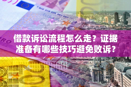 武汉借款诉讼流程怎么走？证据准备有哪些技巧避免败诉？