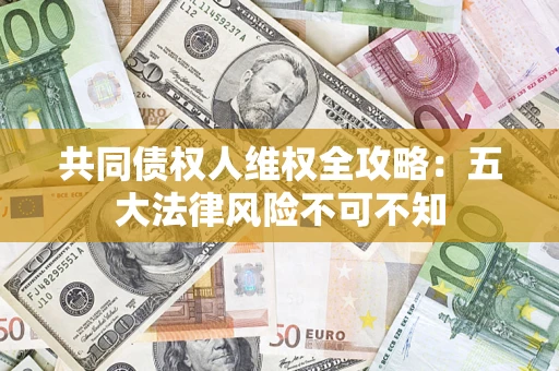 武汉共同债权人维权全攻略：五大法律风险不可不知