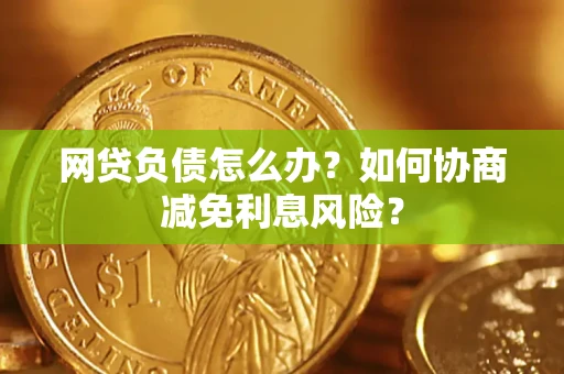 武汉网贷负债怎么办？如何协商减免利息风险？