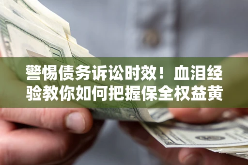 武汉警惕债务诉讼时效！血泪经验教你如何把握保全权益黄金期