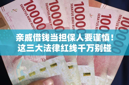 武汉亲戚借钱当担保人要谨慎！这三大法律红线千万别碰