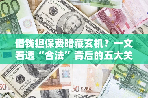 武汉借钱担保费暗藏玄机？一文看透“合法”背后的五大关键陷阱