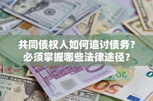 武汉共同债权人如何追讨债务？必须掌握哪些法律途径？