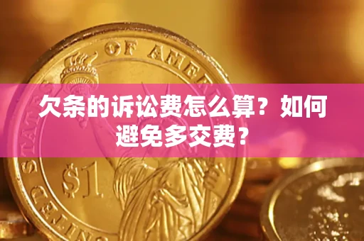 武汉欠条的诉讼费怎么算？如何避免多交费？