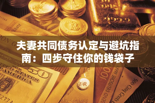 武汉夫妻共同债务认定与避坑指南：四步守住你的钱袋子