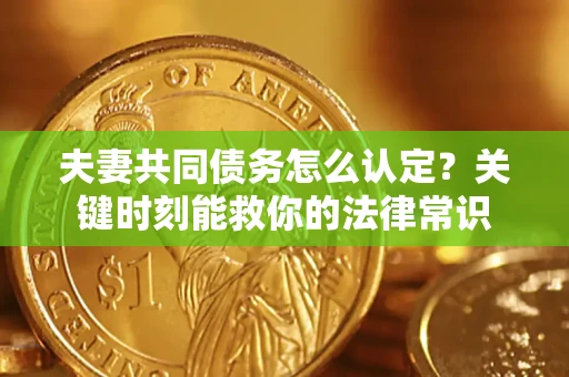 武汉夫妻共同债务怎么认定？关键时刻能救你的法律常识