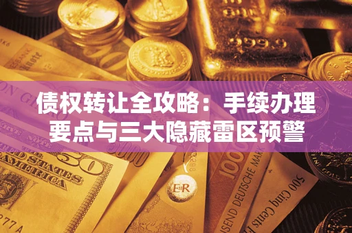 武汉债权转让全攻略：手续办理要点与三大隐藏雷区预警