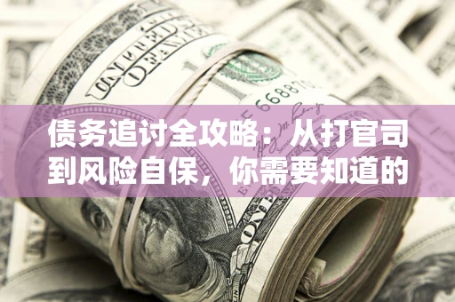 武汉债务追讨全攻略：从打官司到风险自保，你需要知道的法律智慧