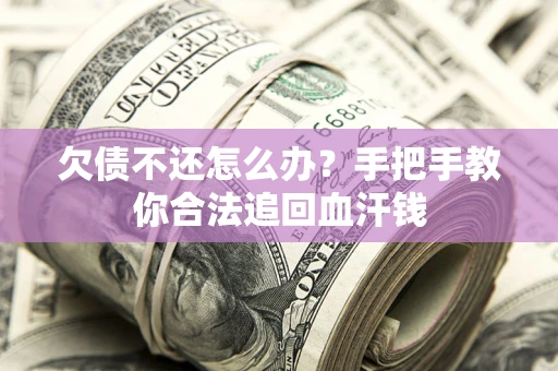 武汉欠债不还怎么办?手把手教你合法追回血汗钱 武汉欠债不还怎么办?手把手教你合法追回血汗钱