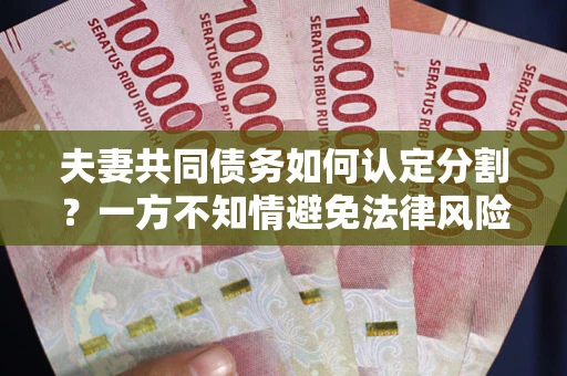 武汉夫妻共同债务如何认定分割？一方不知情避免法律风险必看！